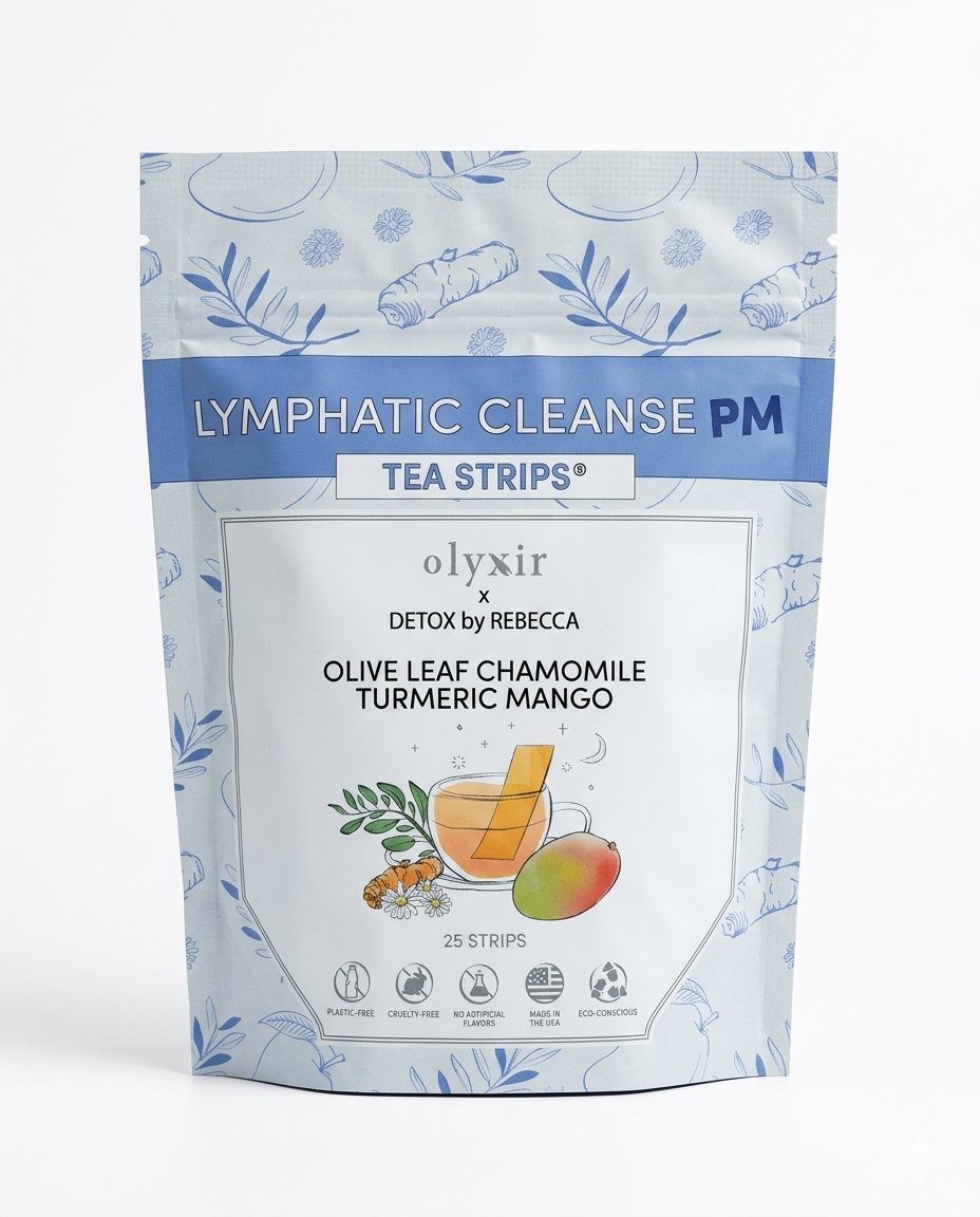 Lymphatic Cleanse PM | Olive Leaf Chamomile Turmeric Mango | Makes