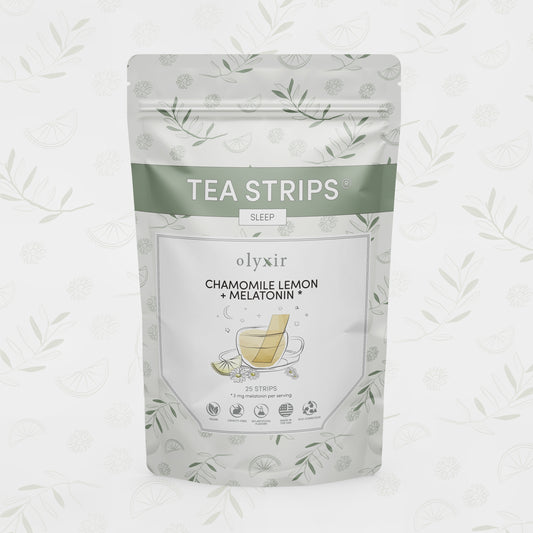 Sleep Tea Strips | Chamomile & Melatonin | 25 Servings
