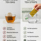 Lymphatic Cleanse Tea Strips AM | Guarana | Makes 25 Cups of Tea