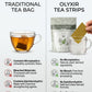 Fasting Tea | Original Olive Leaf Tea Strips | Makes 25 Cups of Tea