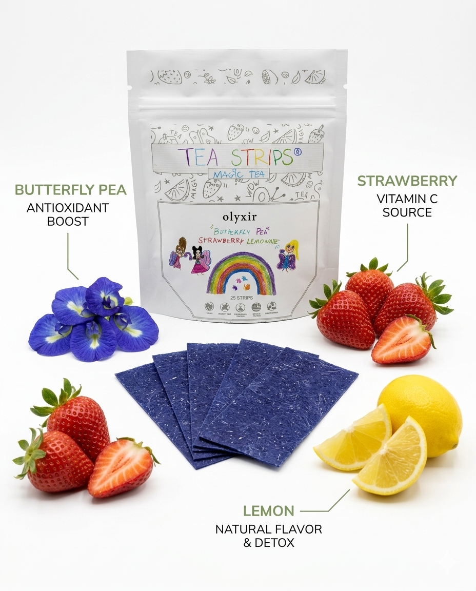 Magic Tea | Butterfly Pea Strawberry Lemonade | Makes 25 Cups of Tea