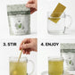 Fasting Tea | Original Olive Leaf Tea Strips | Makes 25 Cups of Tea