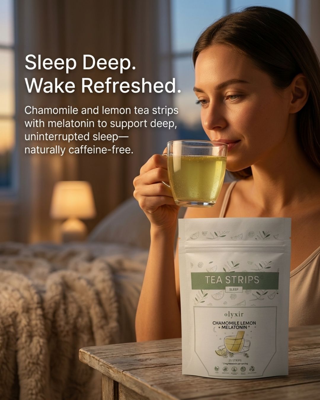 Sleep Tea Strips | Chamomile | Makes 25 Cups of Tea