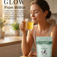 Glow Tea Strips | Black Tea Wild Berry Elderberry Valerian | Makes 25 Cups of Tea
