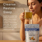 Lymphatic Cleanse PM | Olive Leaf Chamomile Turmeric Mango | Makes 25 Cups of Tea
