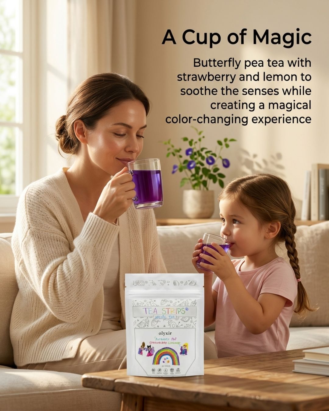 Magic Tea | Butterfly Pea Strawberry Lemonade | Makes 25 Cups of Tea