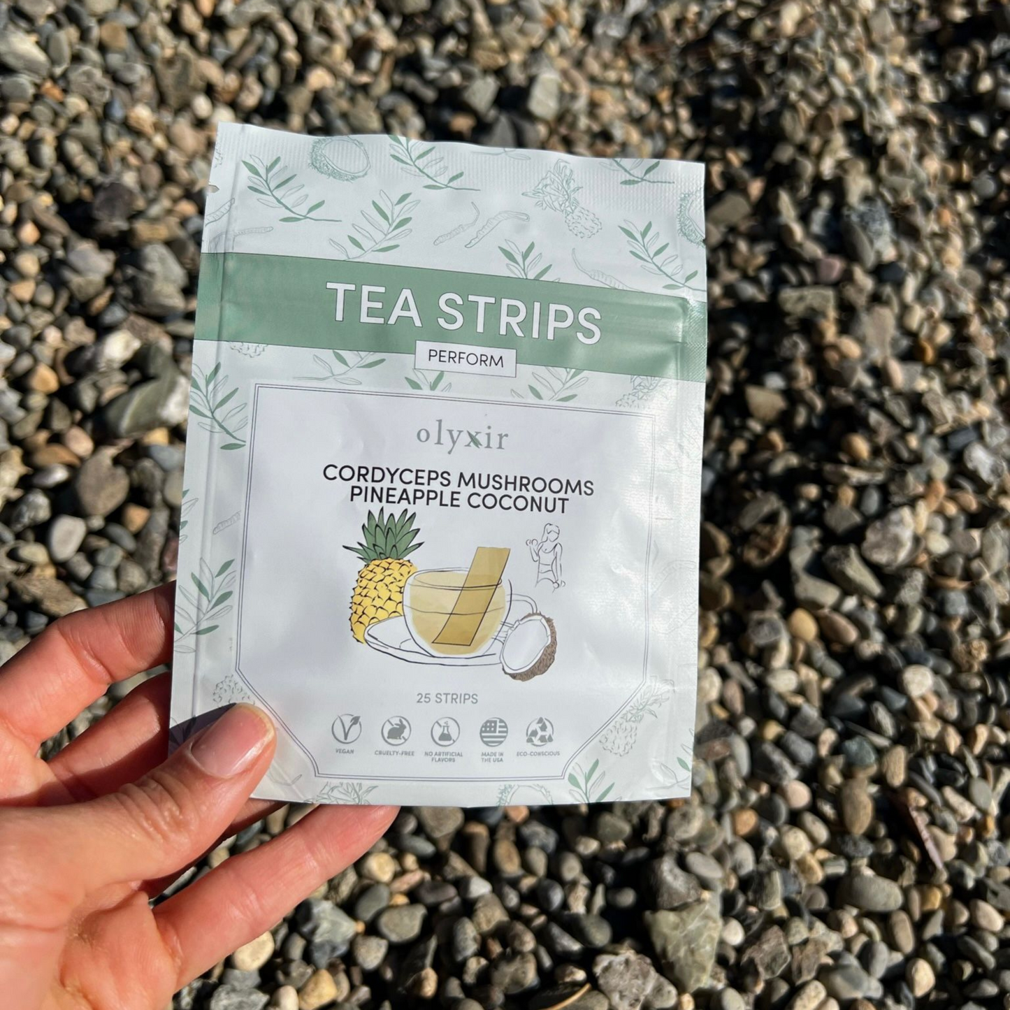 Organic Cordyceps Mushroom Tea Strips