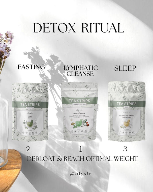 Detox Ritual | Lymphatic & Detox Tea Strips | 75 Servings