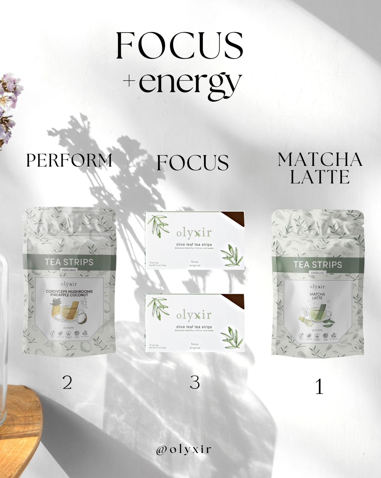 Focus Variety Pack | Tea Strips | Makes 70 Cups of Tea